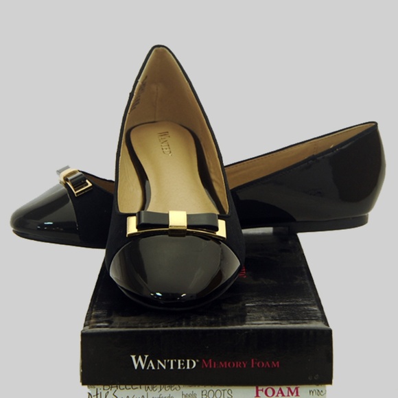 Wanted Shoes - Wanted Barbie Black Flat